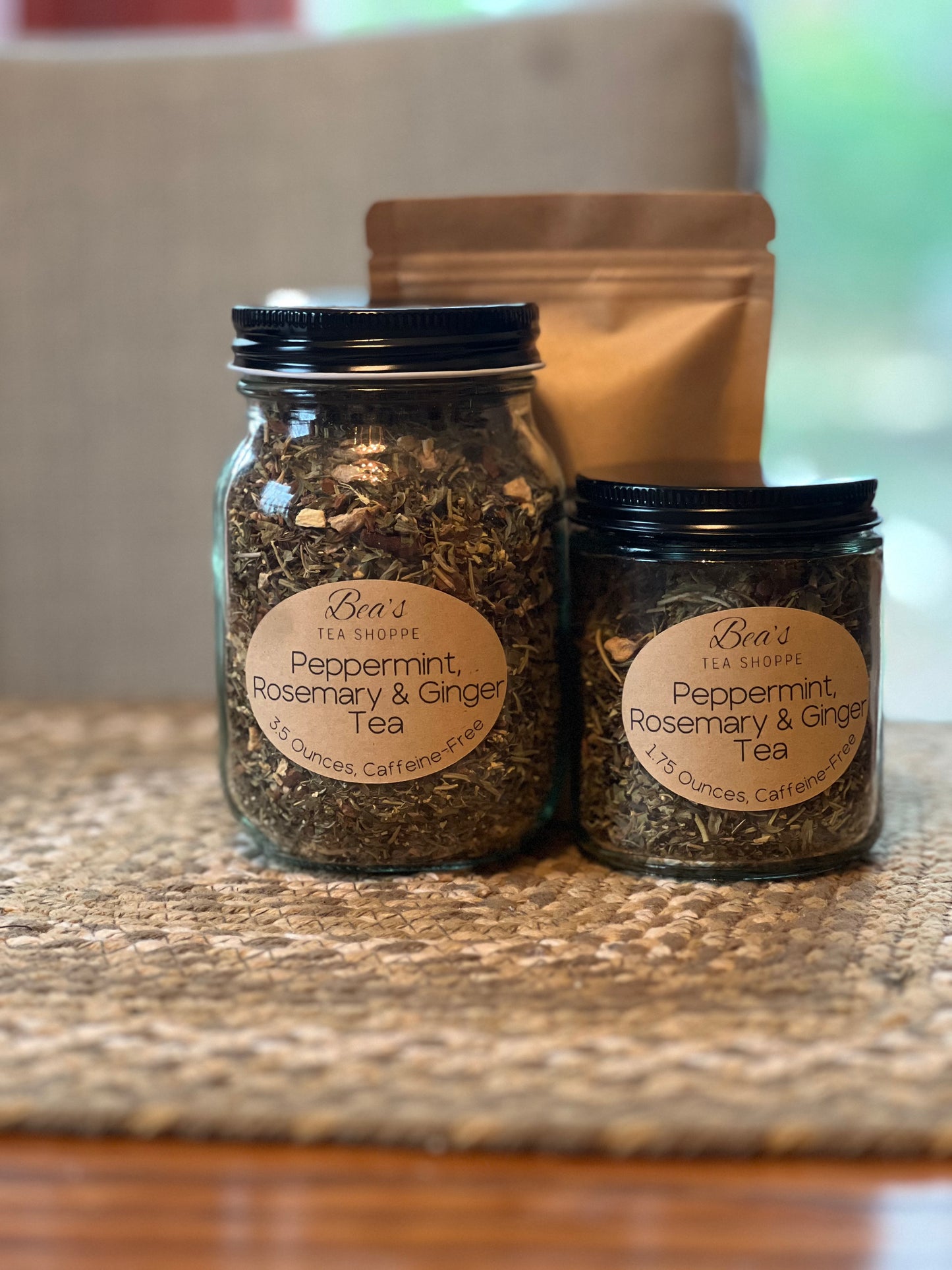 Peppermint, Rosemary & Ginger Tea