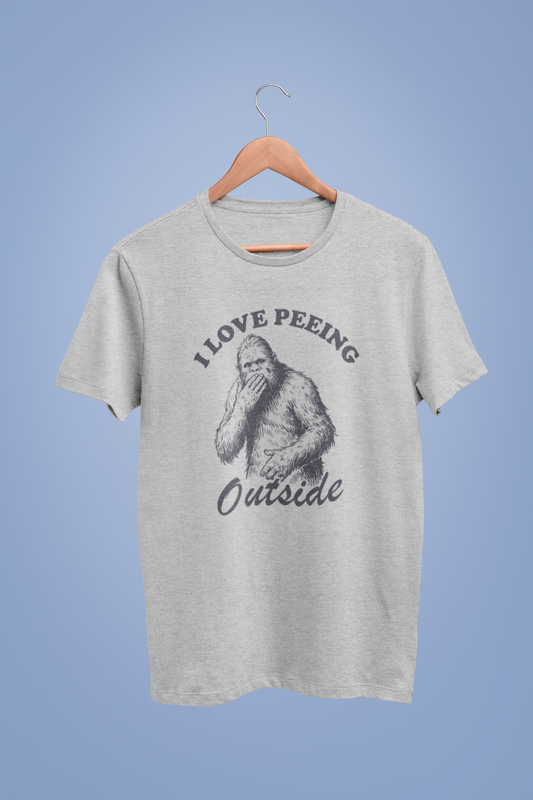 Peeing Outside - Big Foot