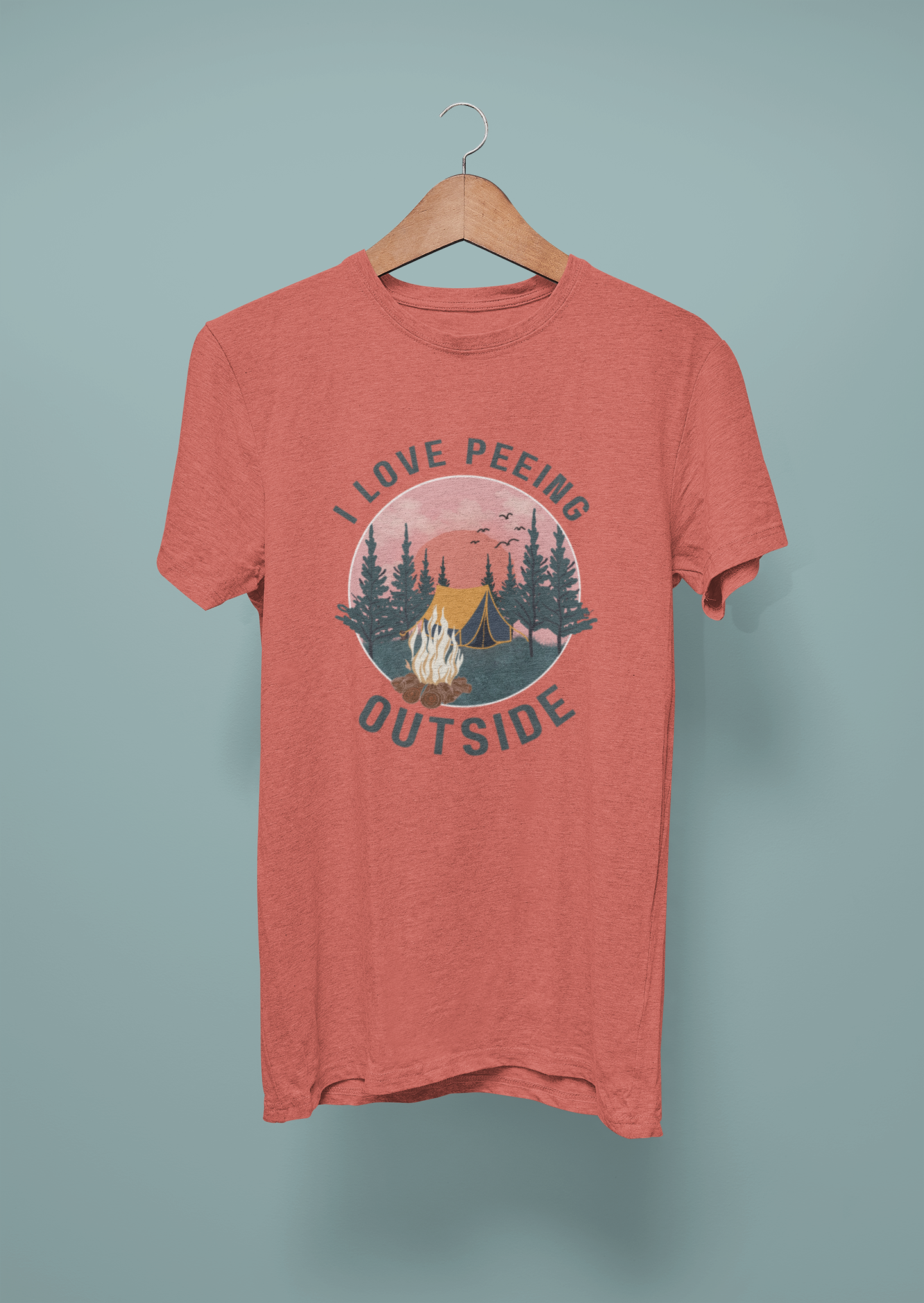 Peeing Outside - Camping