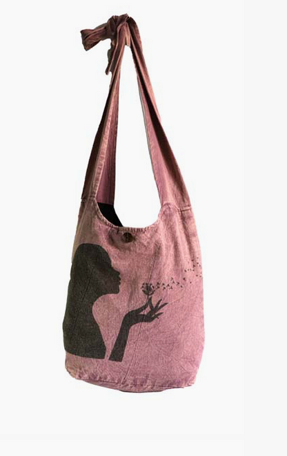 Dandelion Adjustable Tote Bag