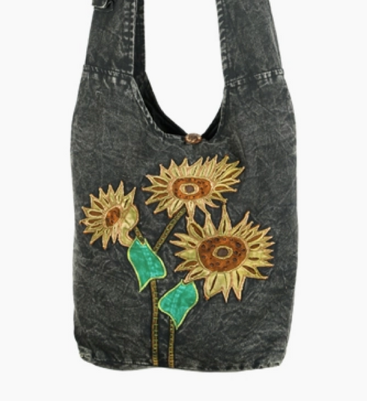 Mineral Sunflower Crossbody Sling